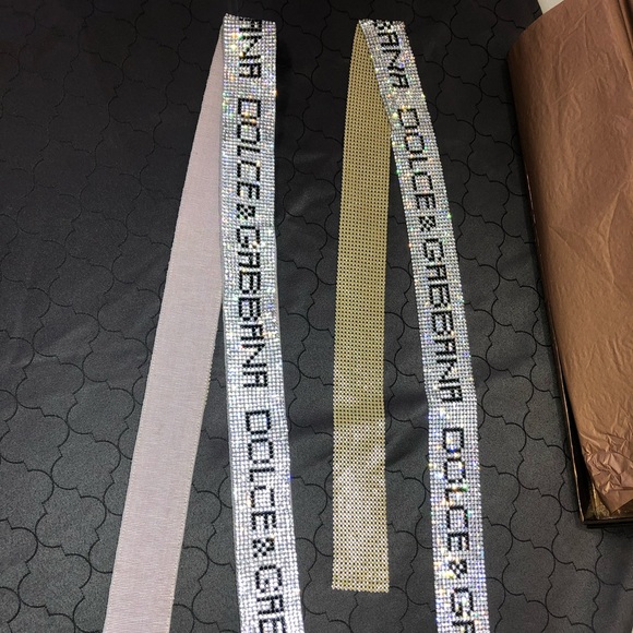 dolce gabbana crystal belt
